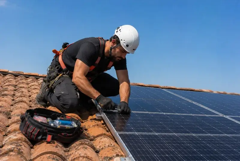 Maintenance et monitoring de panneaux solaires à Clapiers